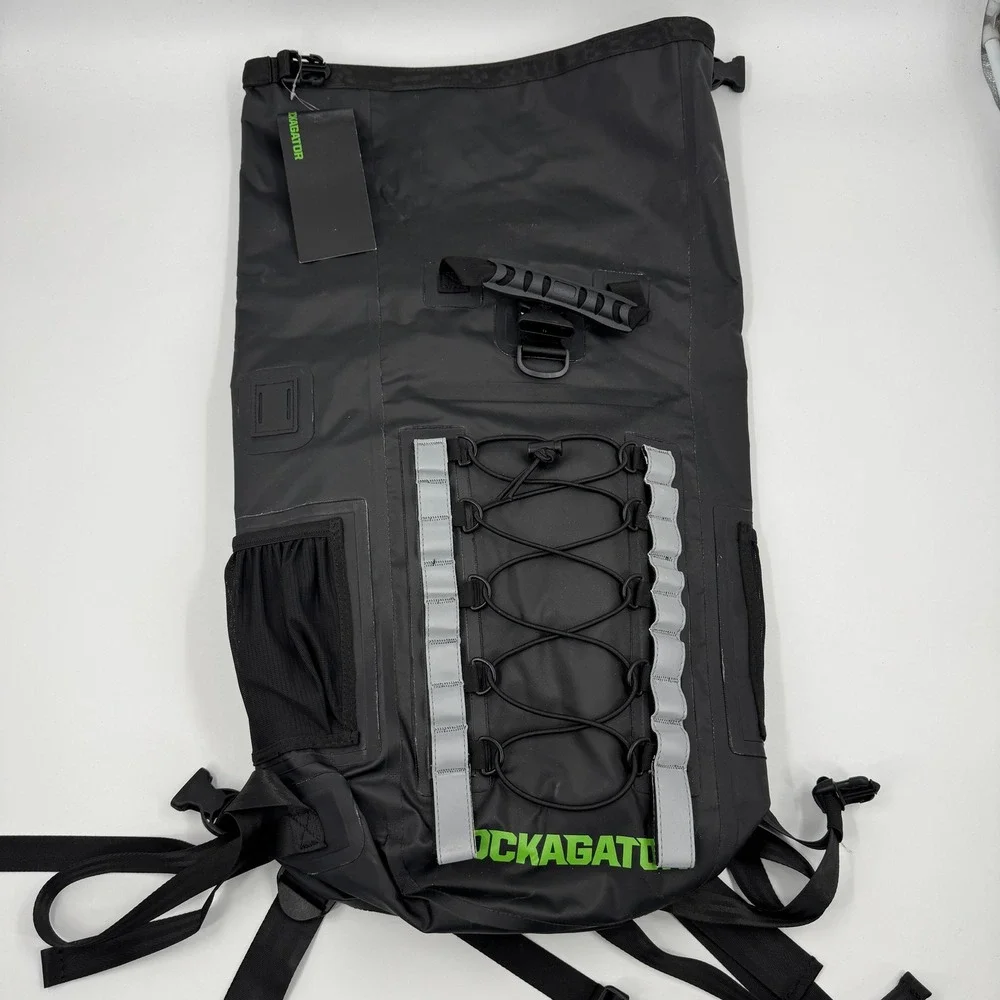 Rockagator‎ Hydric Waterproof Backpack Unisex 40L Black Roll Top Floating Bag